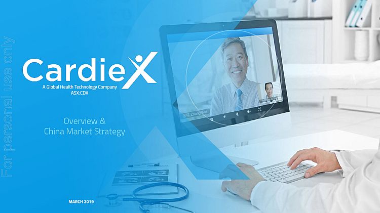 CardieX Presentation Cover page Logo